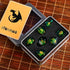 DND Resin Dragon Eye Dice Set, 7pcs Polyhedral Liquid Core Sharp Edged Dice Set with Gift Box for RPG & Role Playing