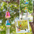 2-Pack 612 Make Your Own Wind Chime Craft Kit, Large Bells, Stencils & Beads | DIY Arts and Crafts for Kids Ages |