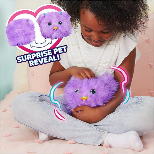 What the Fluff, Pupper-Fluff Interactive Toy Pet with Over 100 Sounds and Reactions, Kids Toys for Ages 5+