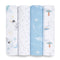 aden + anais Essentials Swaddle Blanket, Boutique Muslin Blankets for Girls &