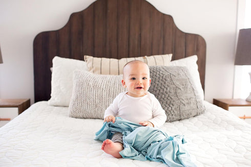 Copper Pearl Baby Swaddle Blanket - Premium Knit Baby Blanket, Large Soft Stretchy Receiving Blankets for Baby Boy