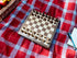 Foldable Wood Travel Chess Set - WE Games 11.5 in Walnut Board
