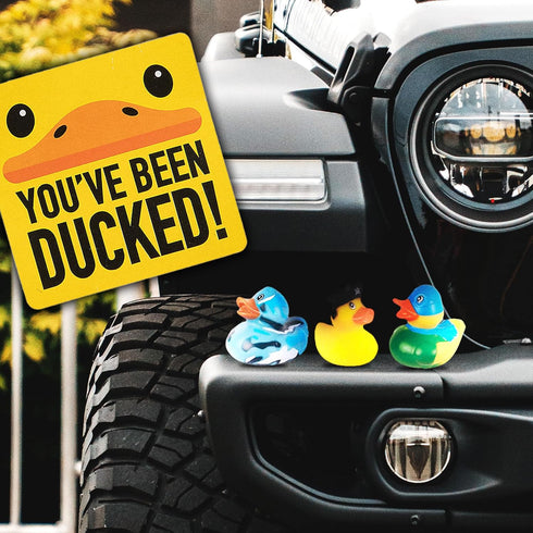 Pack 50 Kangaroo Mini Rubber Ducks Bulk of Floating Baby Bath Toys for Kids - Classroom Rewards - Pool Party & Birthday