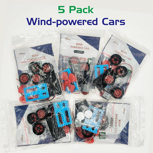 5 Set Individual STEM Kit for Kids 8-12, Bulk Craft Projects for Boys 6-8, Robot Car Building Activities for 2nd Grade