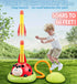 Pobaiyi 3 1 4-8 5-7 8-13 in Musical Jump, Toss Ring Game and Stomping Launch Rocket Launcher for Kids Outdoor Toys