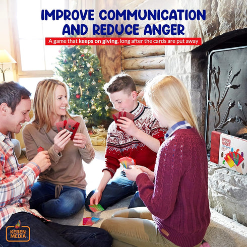 Card Game for Families, Therapy Games for Kids - Develop Social Emotional Coping Skills, Anger Management Tool