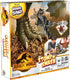 Jurassic World Dominion Stomp N’ Smash Board Game, Sensory Dinosaur Toy with Kinetic Sand, Family Game for Kids 5 & Up
