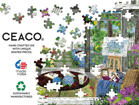 Ceaco - Tracy Flickinger - Summer Gazebo Oversized 300 Piece Jigsaw Puzzle