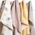 100% 30x30 Inches (Pack 4), Gerber Unisex Baby Cotton Flannel Receiving Blankets of Animals + Geos Neutral, One Size