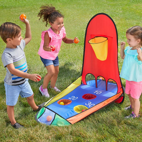 Kidoozie Pop-Up Basketball - Indoor or Outdoor Sport Activity for Preschool and School Aged Children 3 Years and Older