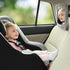 Travel Bug Soft Sided Rear & Forward Facing Safety Mirror for Baby & Toddler - Jumbo Shatter Resistant Car Mirror