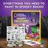 Creepy Creatures Rock Painting Kit: Halloween Arts & Crafts for Kids, Decorate 10 River Rocks with Spooky Supplies