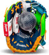 Franklin Sports Kids Baseball Glove + Foam Ball Sets - Meshtek Youth Teeball Gloves for Kids, 9.5"