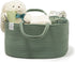 Natemia Diaper Caddy Organizer - Large, Lily Pad - Portable Rope Handles