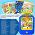 Qiaojoy 3-5 2000+ 3 4 5 6 Kids Learning Tablet Bilingual, Montessori Educational Learning Toys for Toddlers Year Olds