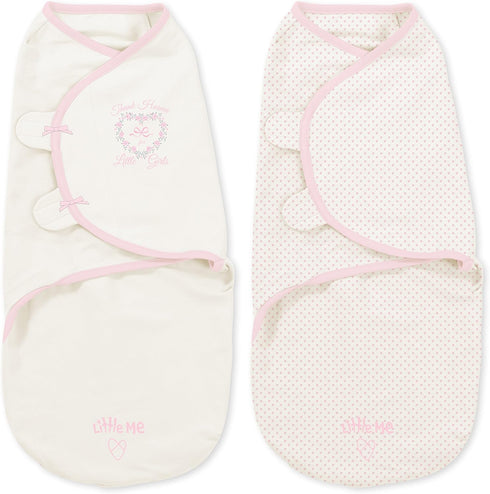 Little Me Original Swaddle 2-PK Thank Heaven for Little Girls (SM)