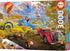 Educa Hot Air Balloon Valley 3000 Piece Jigsaw Puzzle | Puzzle Glue Included | Completed Size 47.24"x 37.79" | Ages 14+