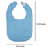 Neat Solutions 8 Count Multi-Color Solid Knit Terry Feeder Bib for Boys