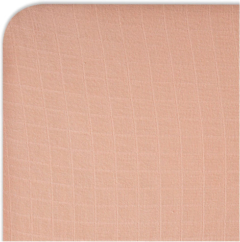 28w 52h 9d Crane Baby Fitted Sheet, Soft Cotton Fitted Sheet for Cribs and Nurseries, Beige Copper, x x