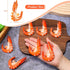 9 Chalyna Pcs Red Simulated Fake Shrimps Model Simulated Cooked Shrimps Artificial Fake Food Model for Kitchen Home