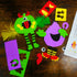 4E's Novelty Halloween Crafts for Kids, 12 Pack Silly Monsters Foam Magnet Fall Crafts, Halloween Party Activities for