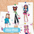 330-Piece 8+ Claires Light-Up Fashion Designer LED Tracing Tablet - Arts & Crafts Kit| Fashion Templates, Stickers