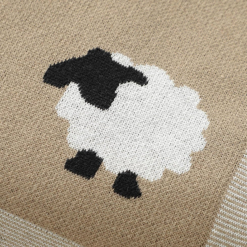Neiwech Cozy Baby Swaddle Blanket Boy Girl Cotton Knit Soft Lightweight Receiving Crib Stroller Nursery Blankets