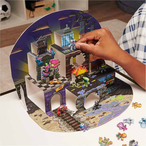 Battle Pack with 35 Collectible Figures - Launcher and Playset for Kids Ages 5 and Up (Styles May Vary)