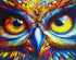Springbok Look of The Wild, 1000 Piece Jigsaw Puzzle for Adults, Vivid Fantasy Owl Face, 30" x 24"