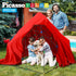 PicassoTiles Kids Fort Building Kit - 150 Piece Indoor and Outdoor Toy Set for STEM Learning and Pretend Play