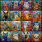 Bgraamiens 1000 Pieces Mosaic Art Puzzle - Cats and Flowers Stained Glass Art Puzzle for Adults, Impossible Color