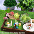 36 6 6 Inches Elcoho Pieces Fake Grass for Crafts Fairy Garden x Artificial Garden Grass for Miniature Ornament