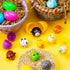 12 JOYIN Pcs Prefilled Easter Eggs with Toys, Plastic Easter Eggs with Animal Cars for Kids Gift, Basket Stuffers