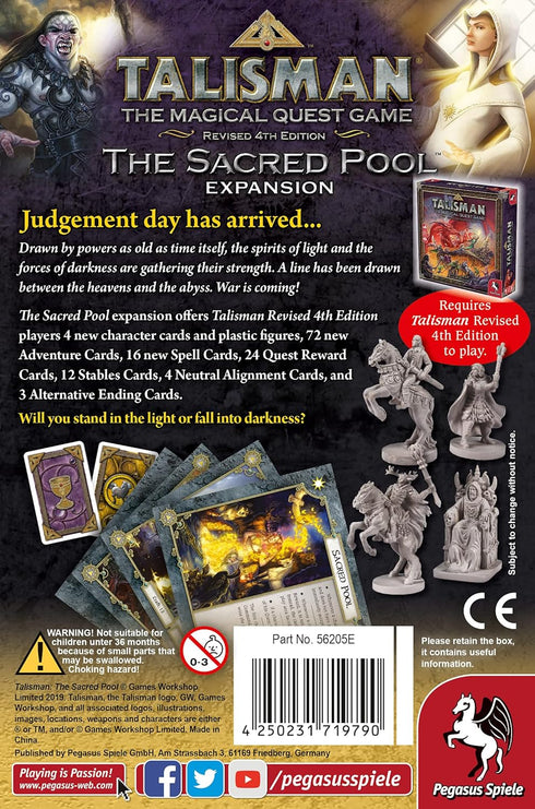 Talisman: The Sacred Pool Board Game by Pegasus Spiele, Purple