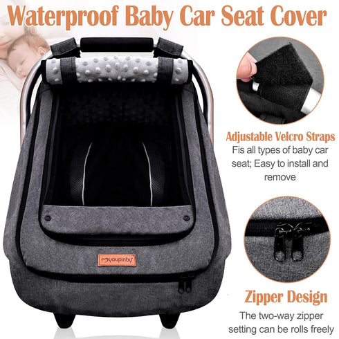 Youpinby Cozy Waterproof Baby Stoller Bunting Bags Winter Carseat Canopies Cover to Protect Baby from Cold Wind, Super