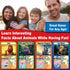 THINK2MASTER Animal Kingdom Info Quest Educational Card Game - Fun Learning for Kids, 2-12 Players, Age 6+, Classroom,