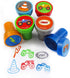 TINYMILLS 24 Pcs Monster Truck Assorted Stamps for Kids - Self Ink Stamps for Birthday Party and Classroom Rewards