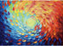 Hopgo 1000 Piece Puzzle for Adults, Colorful Gradient Rainbow Jigsaw Puzzle, Art