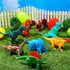 8 JOYIN Pcs Easter Prefilled Eggs Filled with Deformable Transforming Dinosaur with Movable Joints for Easter Basket