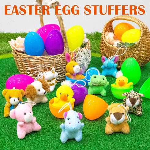 24 Pack Mini Stuffed Animals Bulk Party Favors For Kids Treasure Box Toys Classroom Plush Toys Claw Machine Key Chains