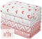 Yoofoss Muslin Swaddle Blankets, Organic Baby Blankets, 47 x 47 Inches Receiving