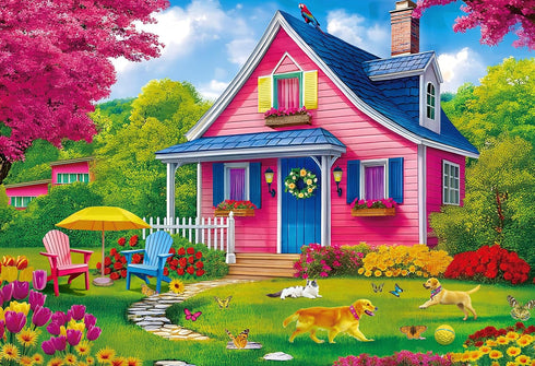 300 Piece Puzzles for Adults Kids - Jigsaw Puzzle - The Pink