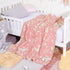 NTBAY 3 Layer Toddler Blanket, 30"x40", Muslin Cotton Jacquard, Lightweight Thermal Baby Blanket