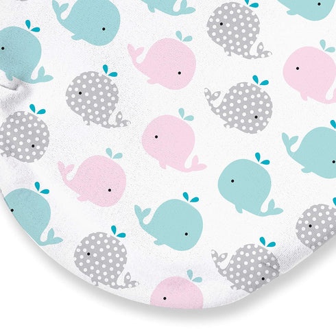 0-3 2-Pack SwaddleMe Original Swaddle Size Small, Months, (Pink Polka Whale)