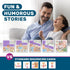 SkillEase Story Cues Skilled Sequencing Cards, Speech Therapy Materials, Social Skills Game, English Language Learners