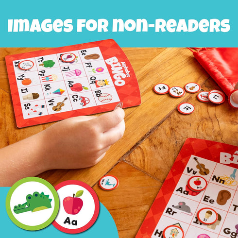 Chuckle & Roar Family Bingo Game, Classic Game for Kids, Counting and Matching Skills for Preschoolers