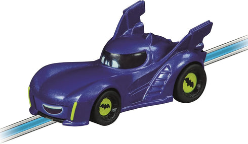 Carrera First Batwheels Slot Car Race Track with Spinners, Includes Bam and Redbird Cars, Battery-Powered Racing Set