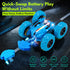6-12, 4WD 360 Threeking New Remote Control Car RC Flip Stunt Double Sided Driving Cars Toys for Boys Girls Ages USB-C