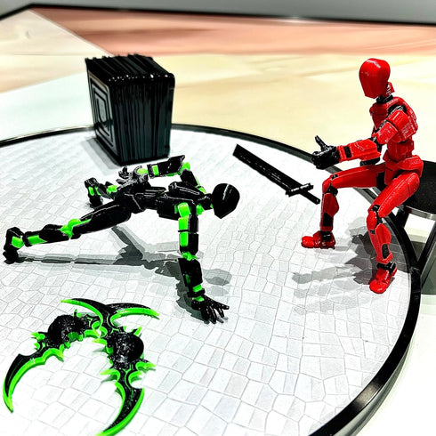 2 Packs T13 Action Figure Set: Dummy 13 3D Printed Action Figure Toy Gifts for Kids, Mechanical Doll for Boys Girls