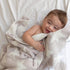 Living Textiles Grey Stars Chenille Soft Baby Blanket, Reversible Premium Cozy Fabric for Infant, Toddler, Newborn,